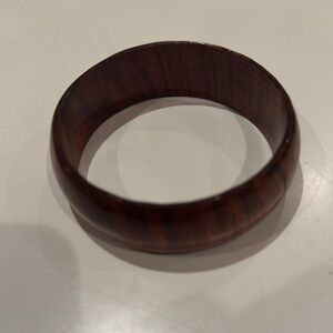 Elegant Brown Wooden Bracelet